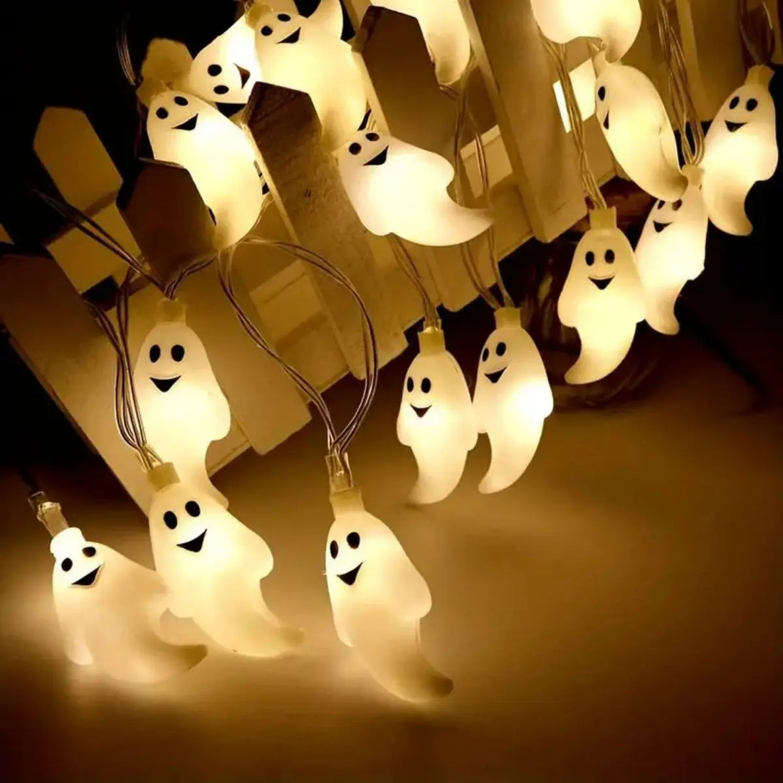 Ghost Halloween String Lights
