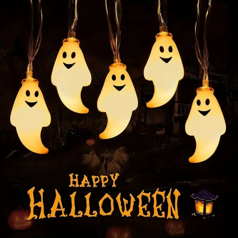 Ghost Halloween String Lights