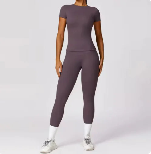 QuickDry short sleeve yoga top - image 1