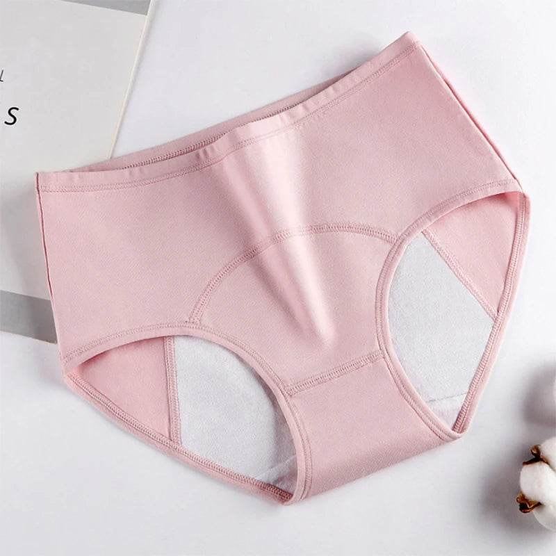 Leak Proof Menstrual Panties Physiological Pants Women Underwear Period Cotton Waterproof Briefs Plus Size XXXL Female Lingerie