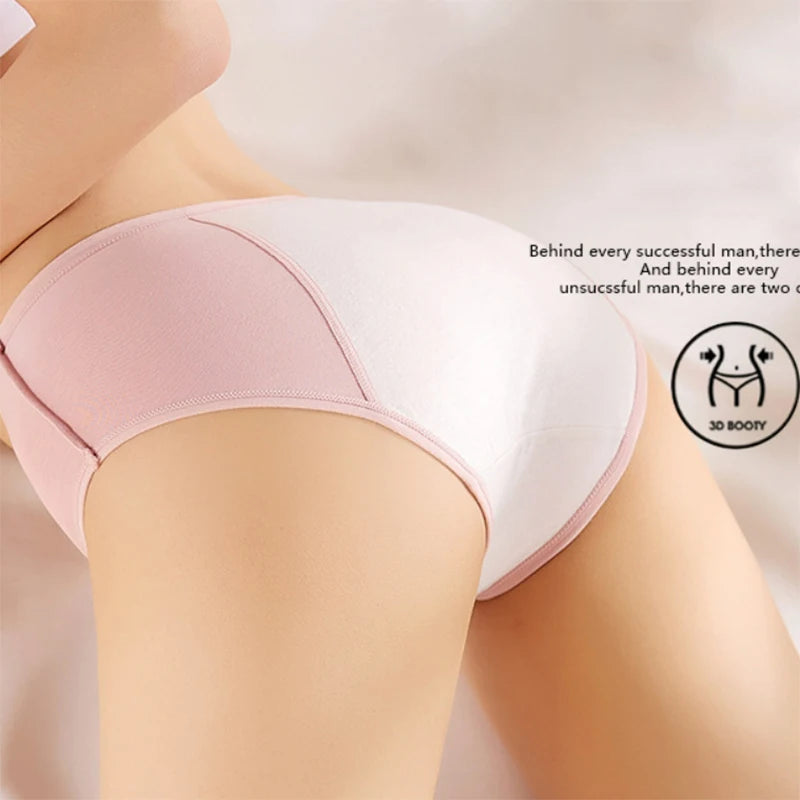 Leak Proof Menstrual Panties Physiological Pants Women Underwear Period Cotton Waterproof Briefs Plus Size XXXL Female Lingerie