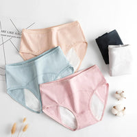 Leak Proof Menstrual Panties Physiological Pants Women Underwear Period Cotton Waterproof Briefs Plus Size XXXL Female Lingerie