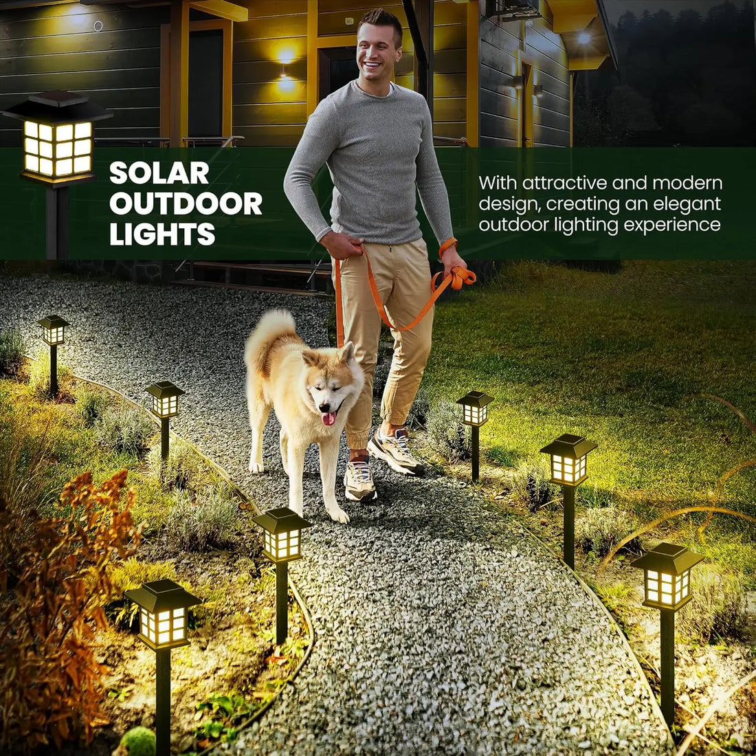 High Brightness 12 Pack LED Outdoor Waterproof Solar Lights, Maintain 10 Hours of Lighting Walkway Lights for Your Garden