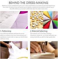 Satin Puff-Sleeve Two-Piece Party Dress