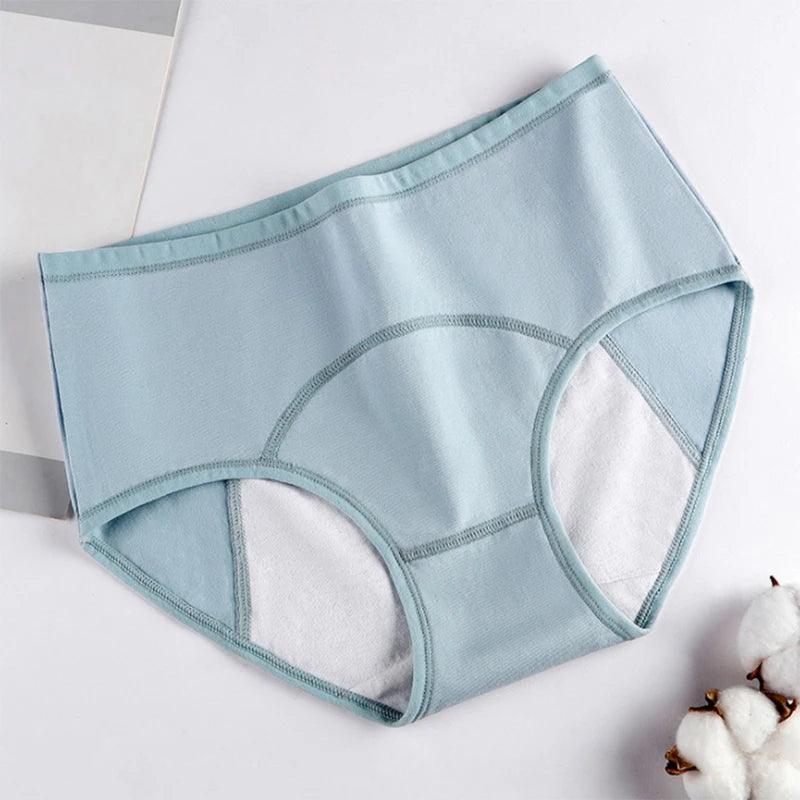 Leak Proof Menstrual Panties Physiological Pants Women Underwear Period Cotton Waterproof Briefs Plus Size XXXL Female Lingerie