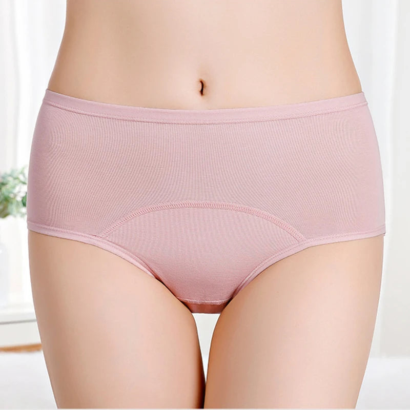Leak Proof Menstrual Panties Physiological Pants Women Underwear Period Cotton Waterproof Briefs Plus Size XXXL Female Lingerie