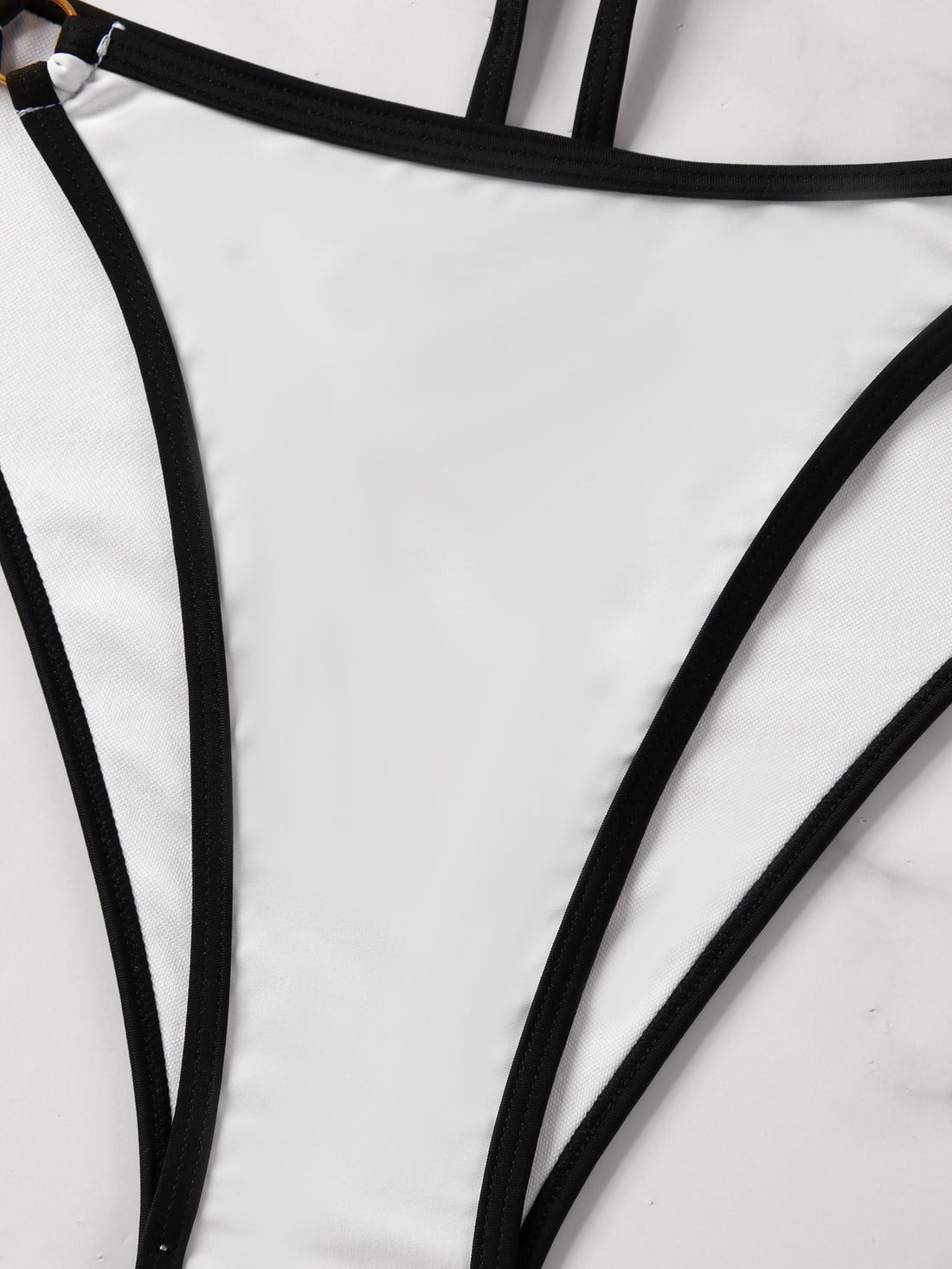 The Solid Bandeau Bikini Set