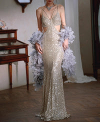 Galaxy Mermaid Sequin Party Dress