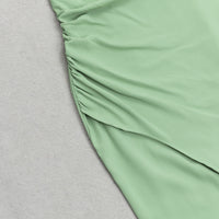 Sleeveless Shoulder Party Dress