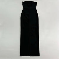 Rhinestone Bandage Evening Dress