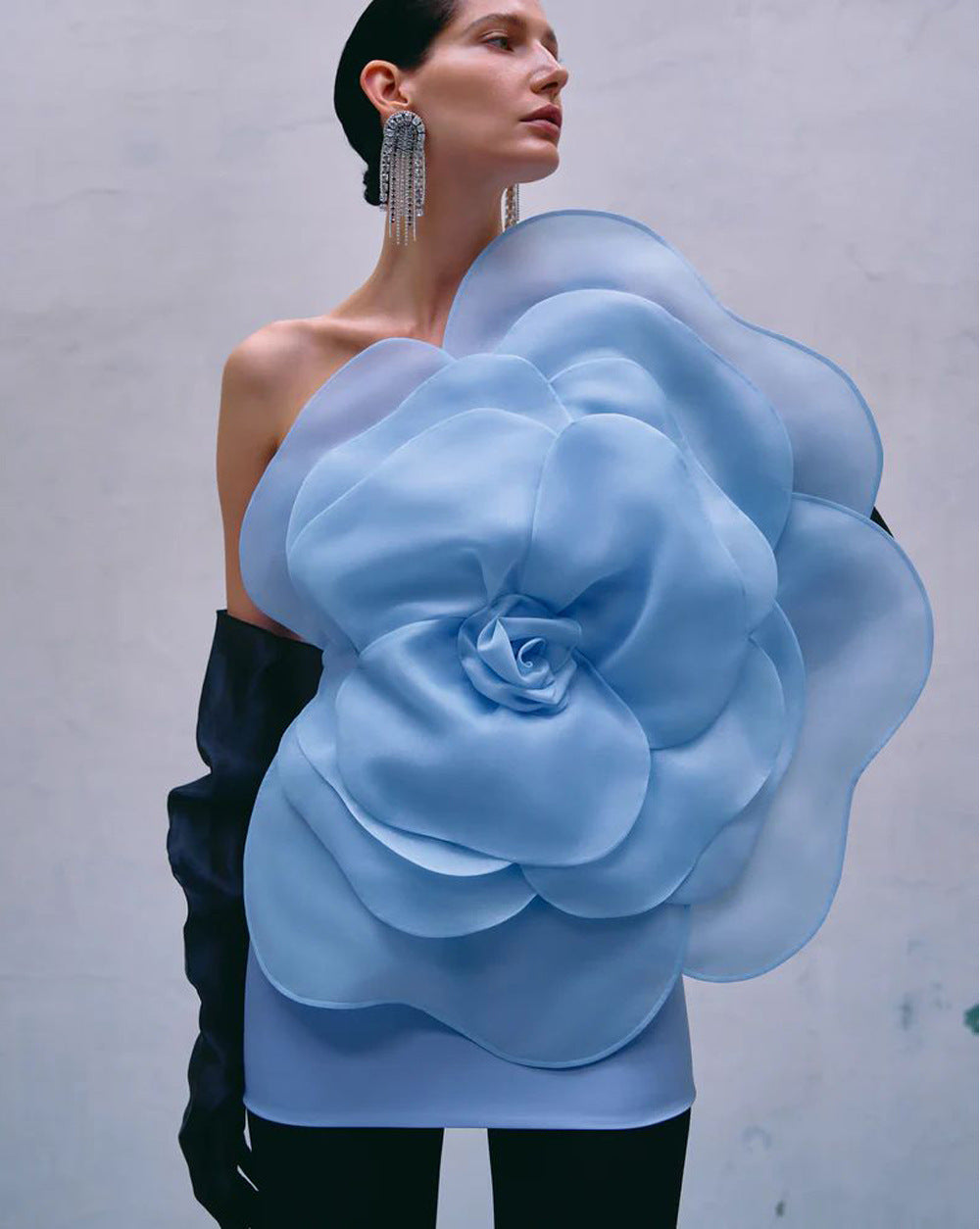 One-Shoulder Floral Party Dress