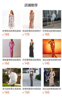 One-Shoulder Floral Party Dress