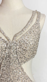 Galaxy Mermaid Sequin Party Dress