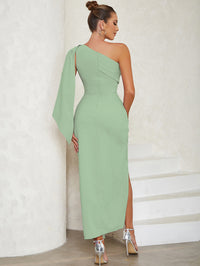 Sleeveless Shoulder Party Dress