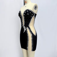 Beaded Tube Mini Bandage Dress