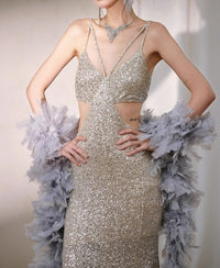 Galaxy Mermaid Sequin Party Dress