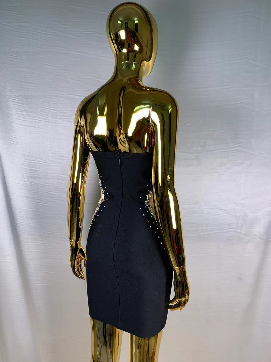 Beaded Tube Mini Bandage Dress