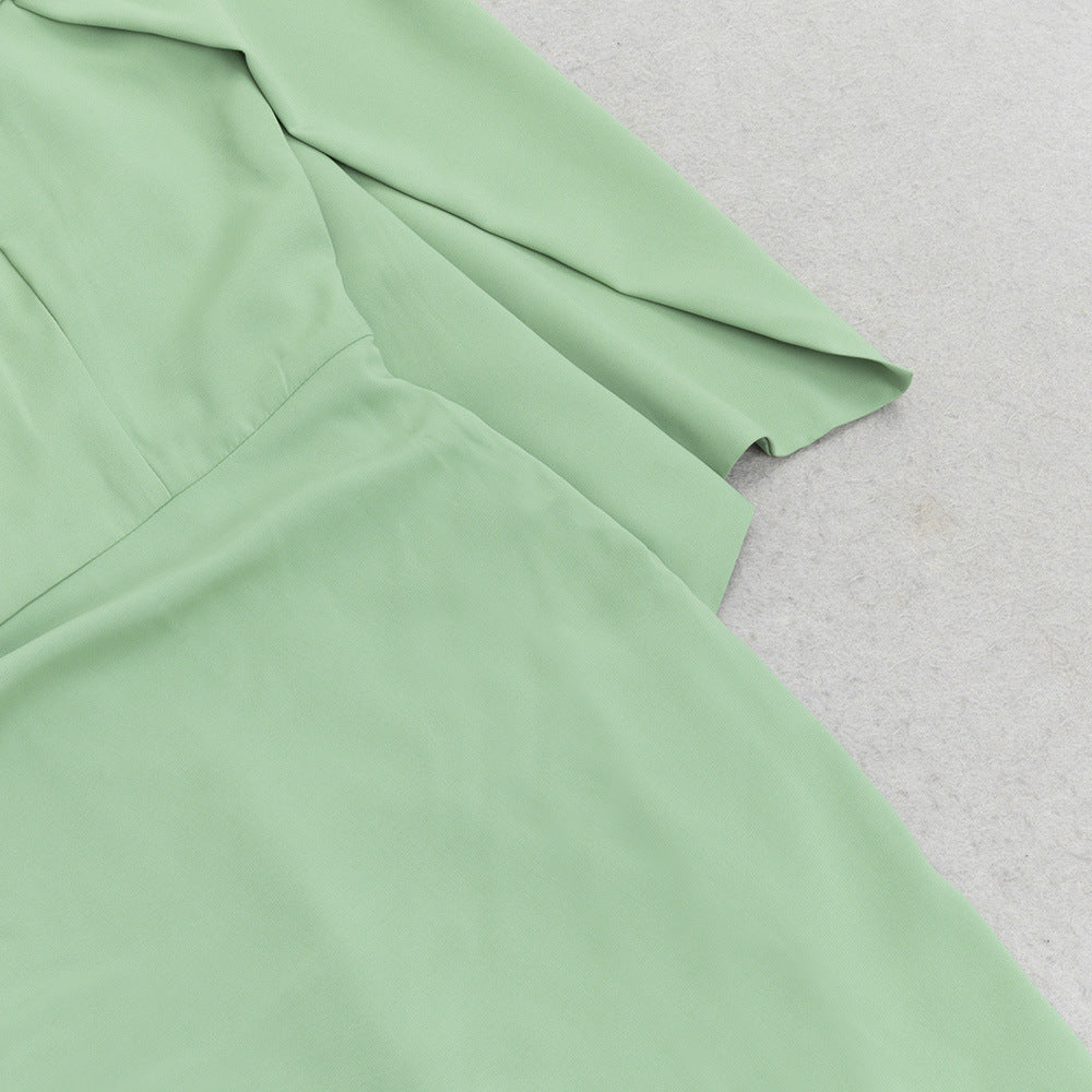 Sleeveless Shoulder Party Dress