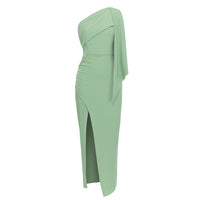 Sleeveless Shoulder Party Dress