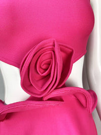 Appliqué A-Line Party Dress