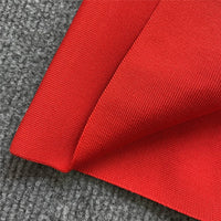 Red Rose High-Slit Maxi Skirt