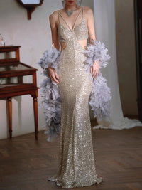 Galaxy Mermaid Sequin Party Dress