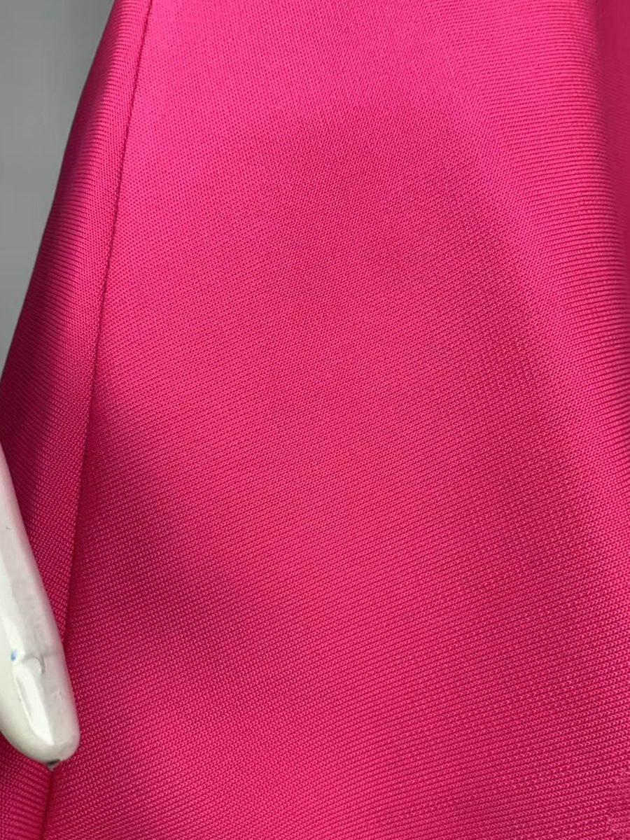 Appliqué A-Line Party Dress