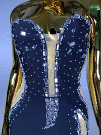 Beaded Tube Mini Bandage Dress