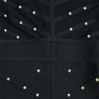Mesh Long Sleeve Bandage Party Dress