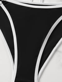 The Solid Bandeau Bikini Set