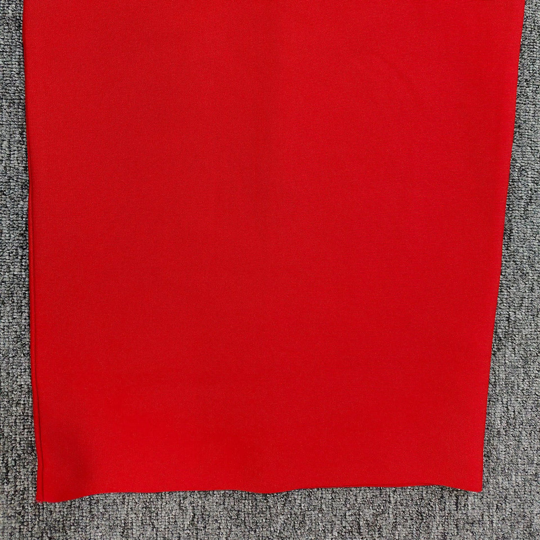 Red Ruffle Bandage Mini Dress