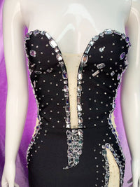 Beaded Tube Mini Bandage Dress