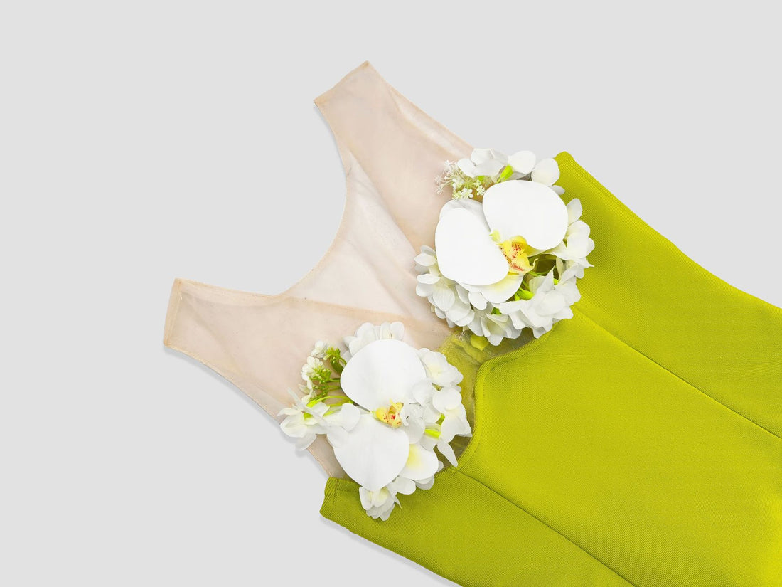 Floral Bandage Mini Dress