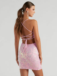 Sequin Party Mini Dress