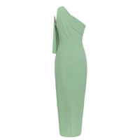 Sleeveless Shoulder Party Dress