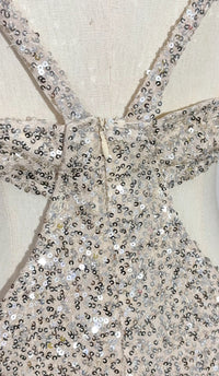 Galaxy Mermaid Sequin Party Dress