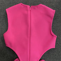 Appliqué A-Line Party Dress