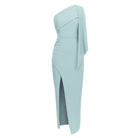Sleeveless Shoulder Party Dress