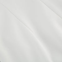One-Shoulder White Floral Wedding Party Dress