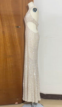 Galaxy Mermaid Sequin Party Dress