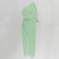 Sleeveless Shoulder Party Dress