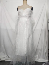 Long Sleeve Chiffon Mid-Waist Party Dress