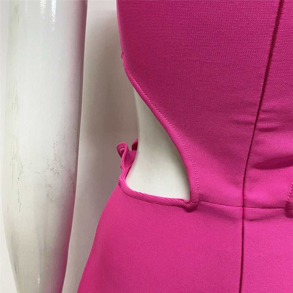 Appliqué A-Line Party Dress