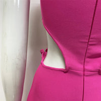 Appliqué A-Line Party Dress