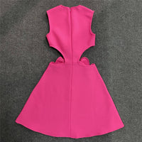 Appliqué A-Line Party Dress