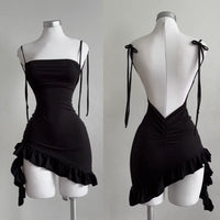 Riri Ruffle Party Mini Dress