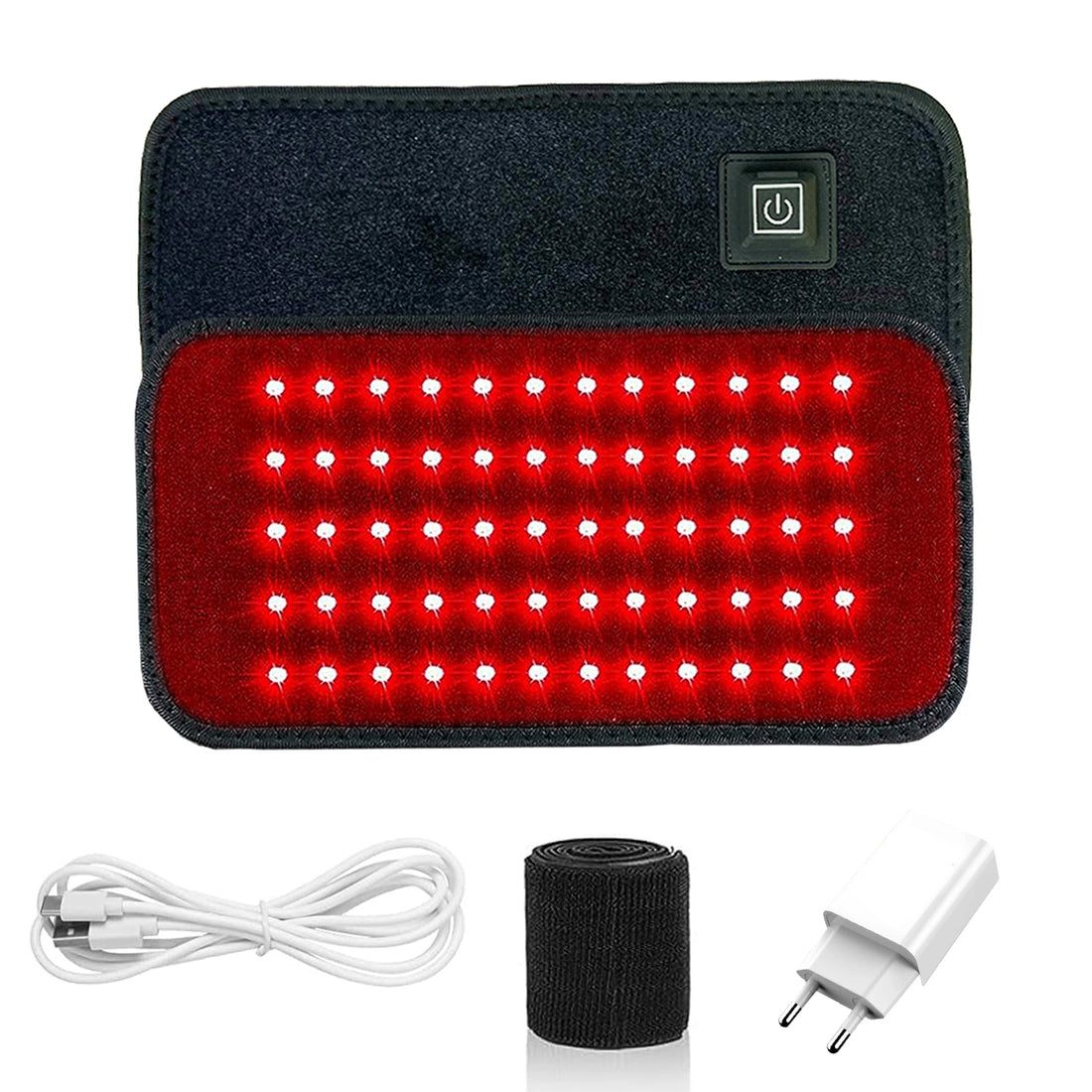 Infrared Therapy Belt — Red Light Heat Wrap for Back & Waist
