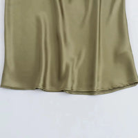 The Satin Slip Midi Dress