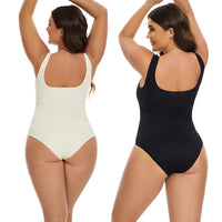 Ribbed Tummy-Control Bodysuit