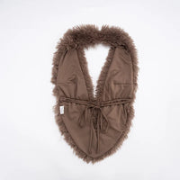 Faux Fur Halter Top & Mini Skirt Set